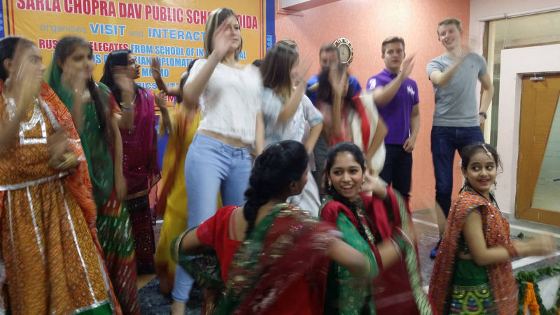 Dance with indian youth
